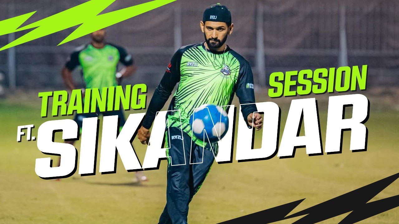 Train with Sikandar Raza | HBL PSL 11 | LAHORE QALANDARS