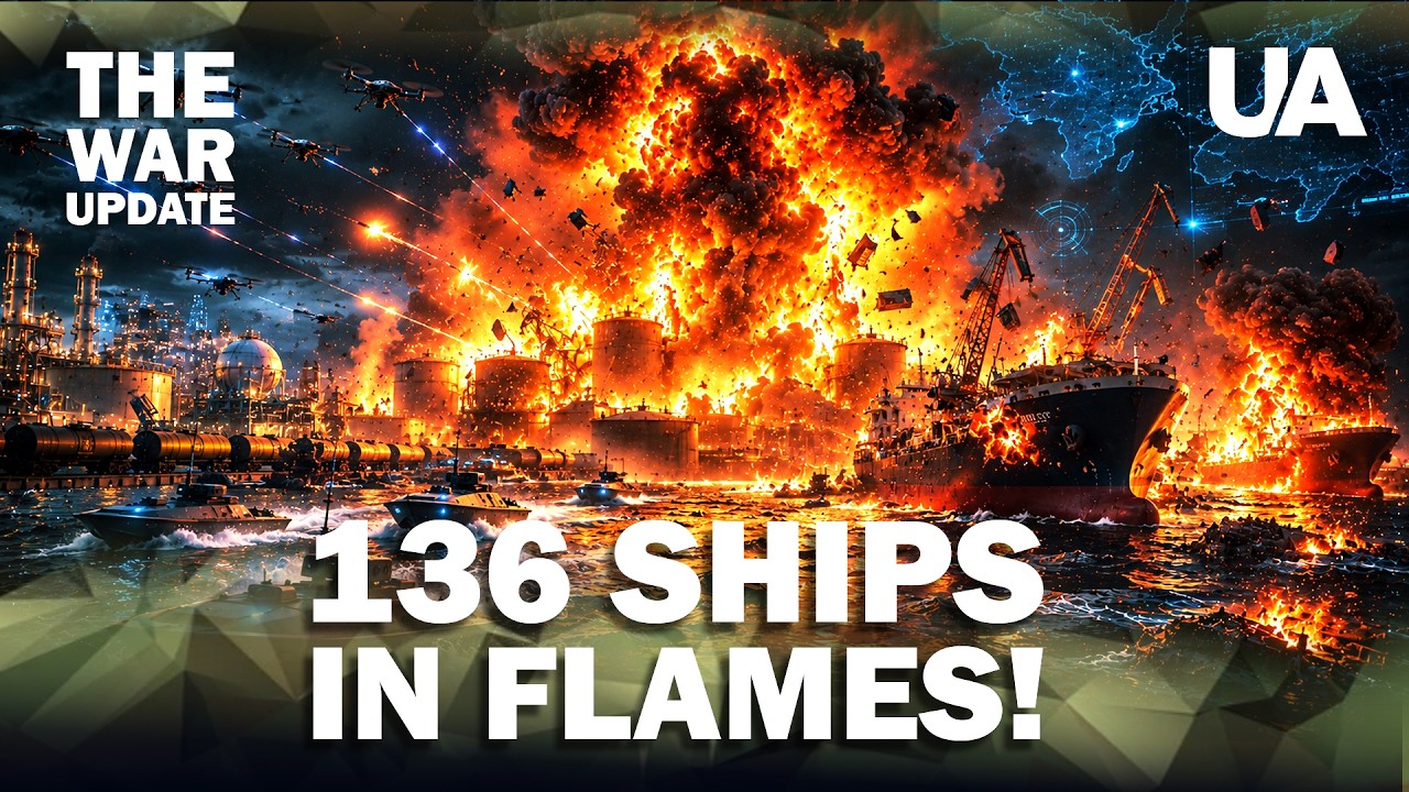 Ukraine DESTROYS THE SHADOW FLEET, blows up airbases and burns Russian oil