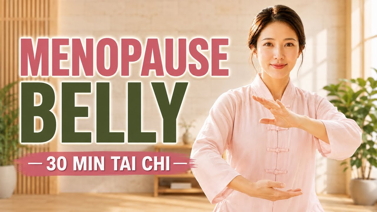 Menopause Belly Fat After 45? 🔥 Finally Melt Stubborn Fat with Gentle No-Jump Tai Chi