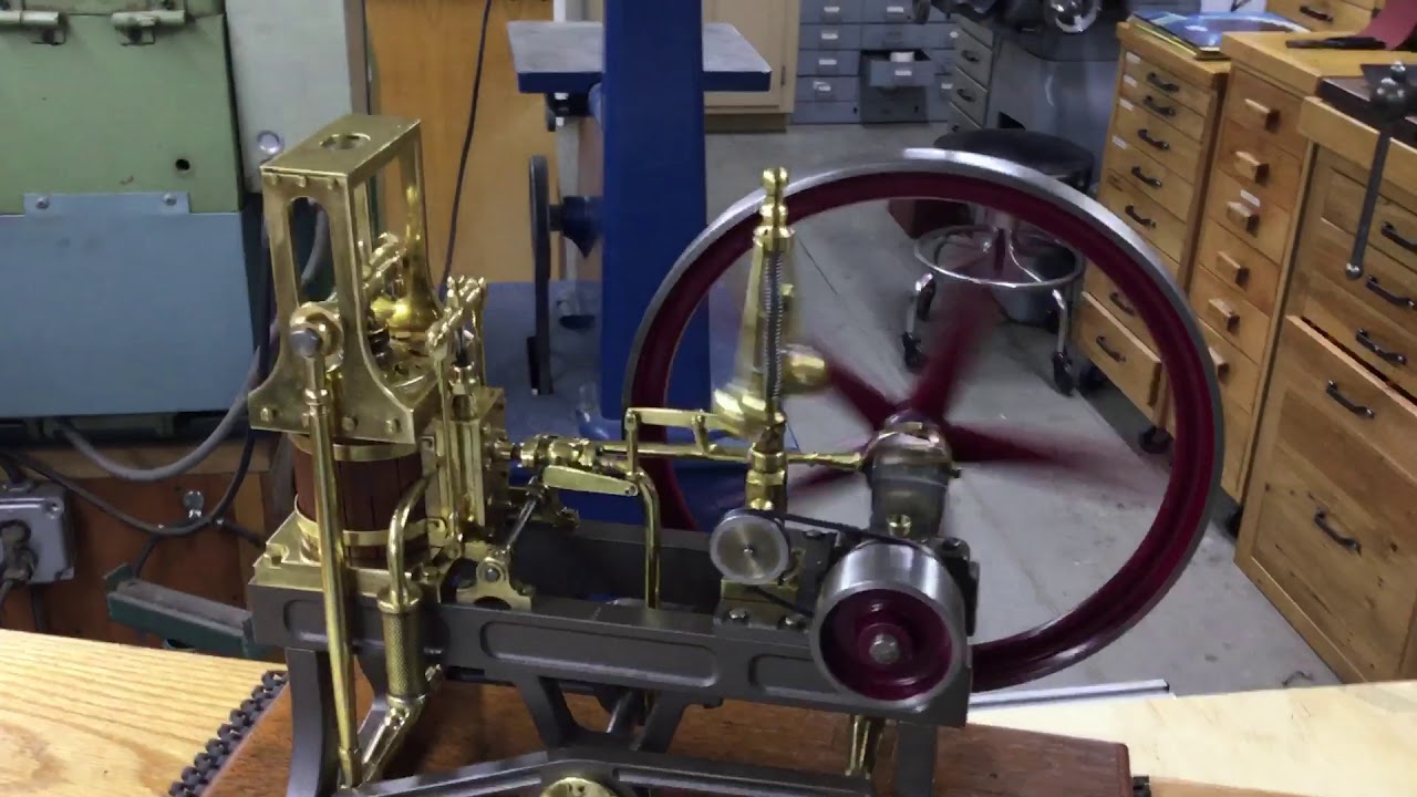 Inverted Walking Beam Steam Engine