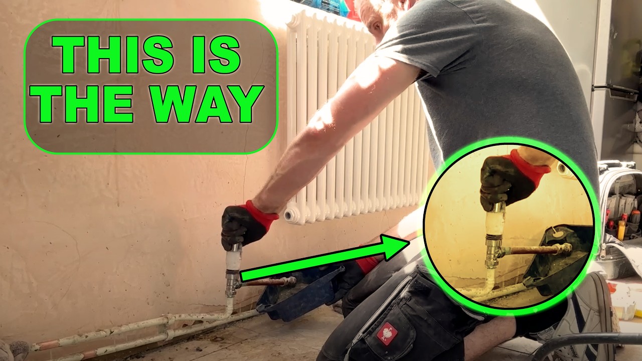 How To Install A Radiator WITHOUT Draining Down | No Mess