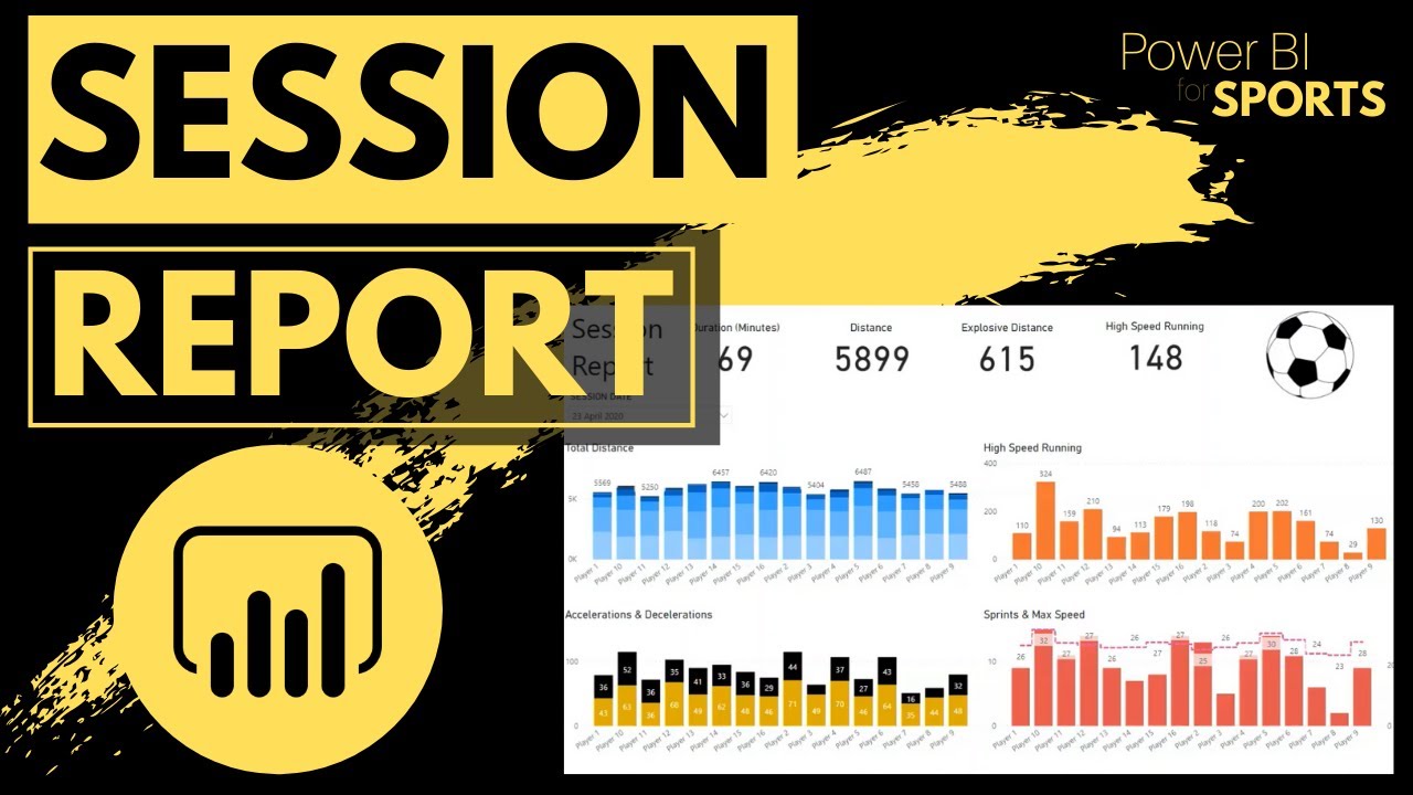 Session Report | How to create a training session or match report using Power BI