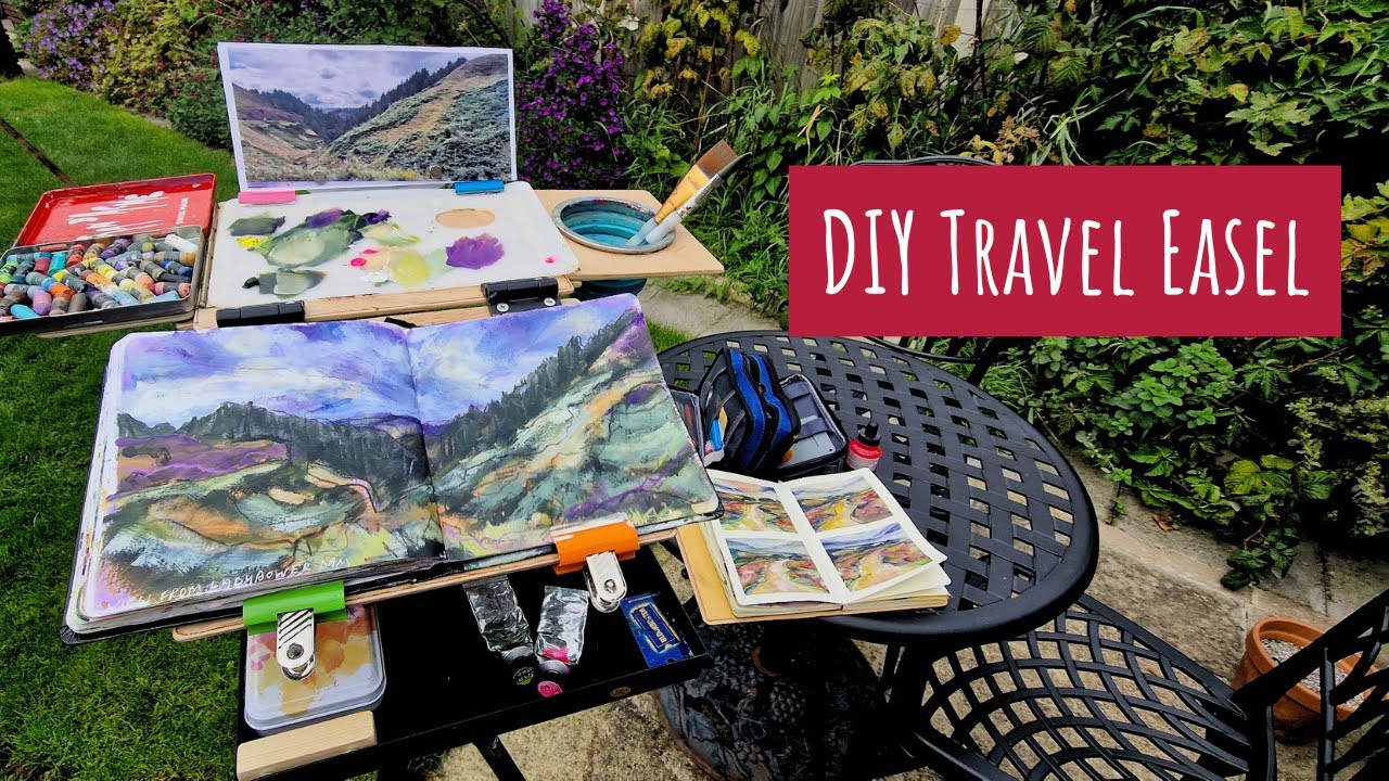 DIY TRAVEL EASEL - See what I made!