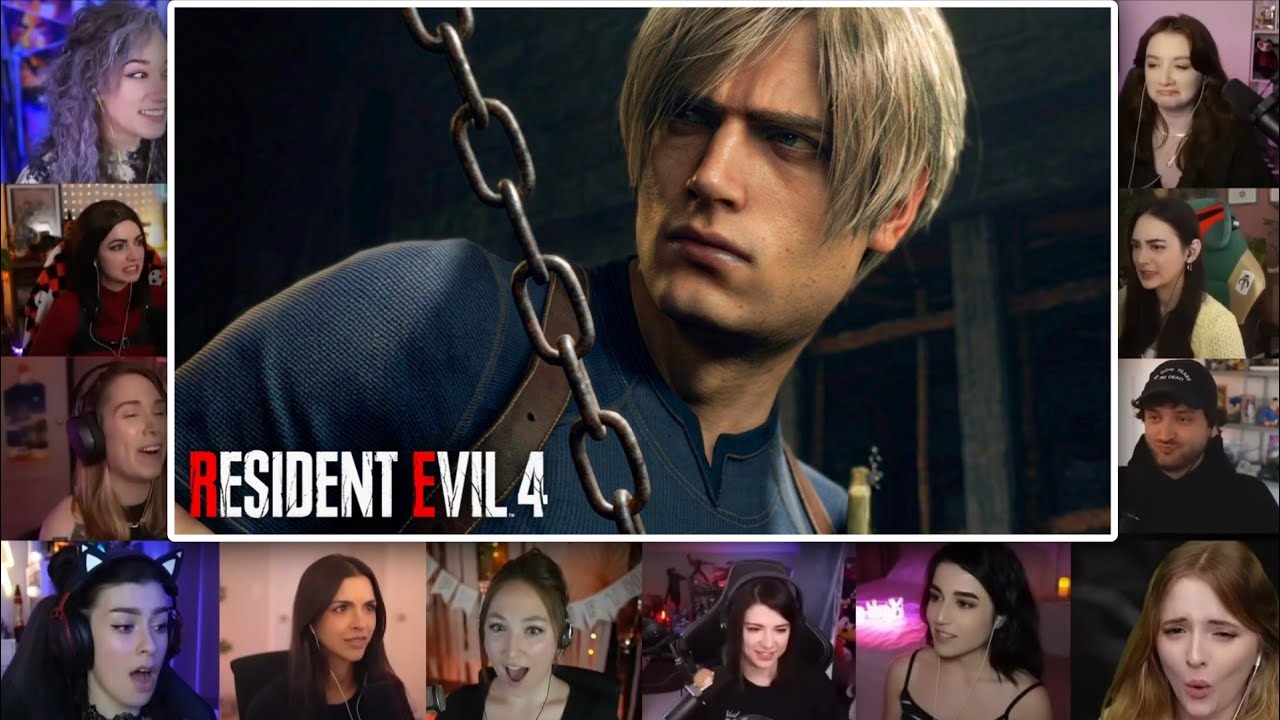 Gamers React to the Beginning of Resident Evil 4 Remake | Reaction Mashup