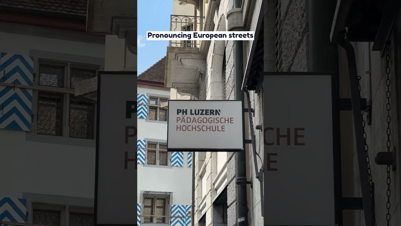 Pronouncing European streets | Manish Kharage #shorts