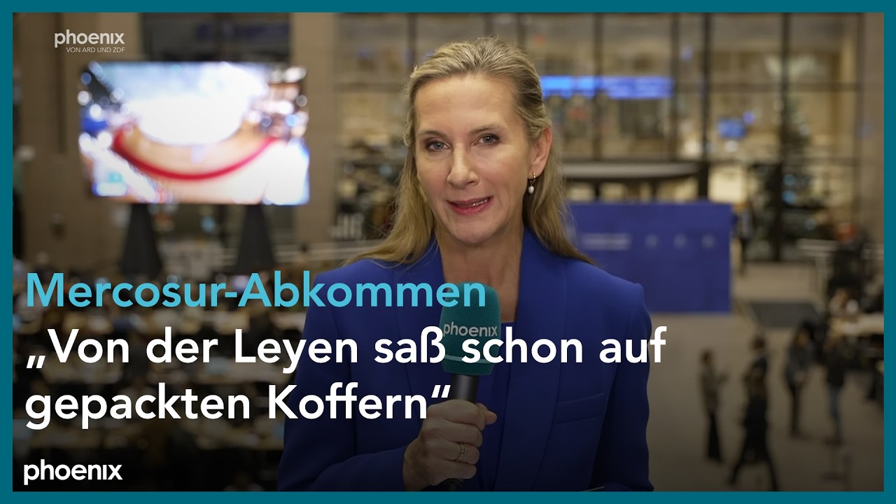 Merosur-Abkommen zwischen EU und Südamerika: Claudia Davies (phoenix) aus Brüssel | 19.12.25