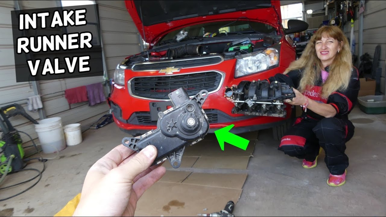 CHEVROLET CRUZE INTAKE RUNNER CONTROL VALVE SOLENOID REPLACEMENT LOCATION. CHEVY SONIC