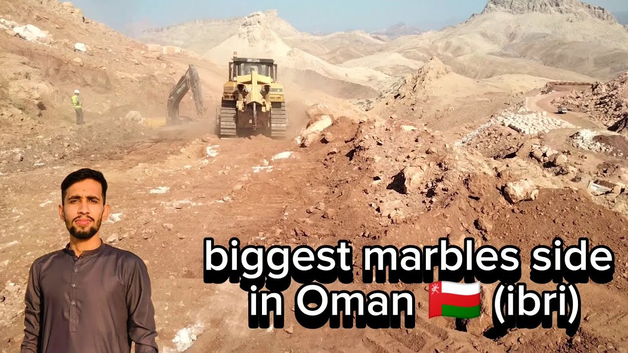 Machinery ka Kam itna asan nahi Oman me / working biggest marbles side in oman🇴🇲