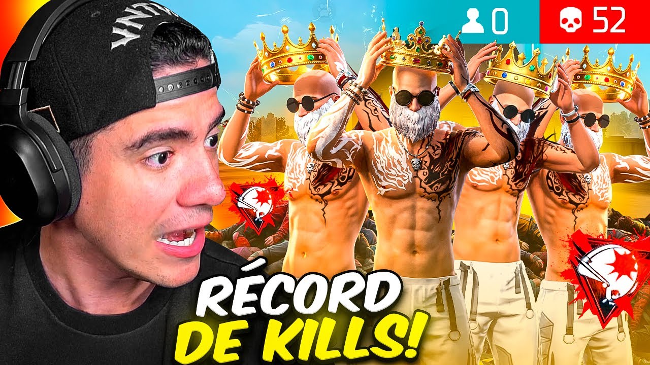 52 KILLS EN UNA PARTIDA DE FREE FIRE !! LA MEJOR ESCUADRA DE TODO EL JUEGO - TheDonato Live