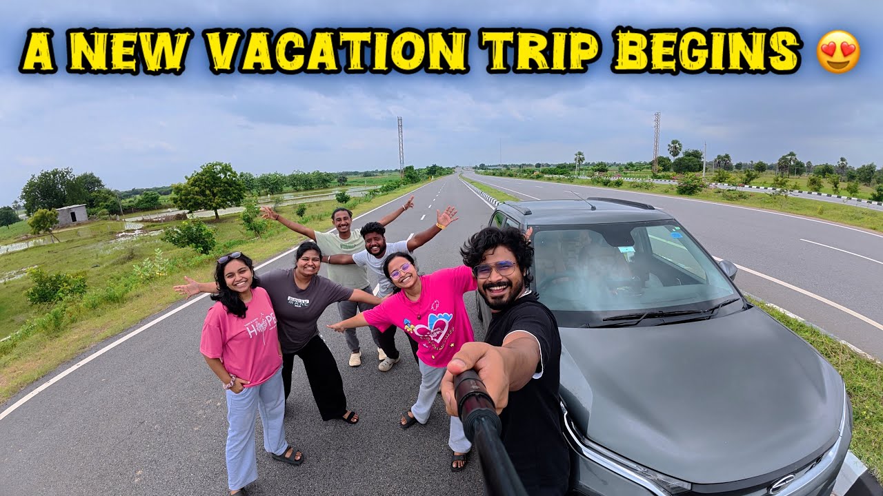 A New vacation trip begins with full team | Shriraj vlogs | @TRIPTHEWILD 