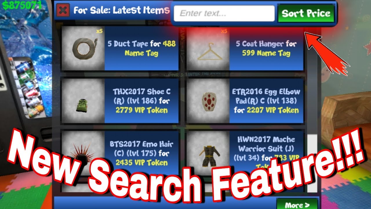 New Search Feature Update In City of Chaos!