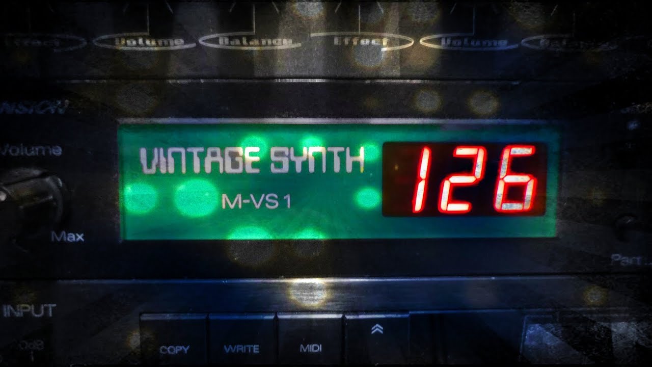 Roland M-VS1 Vintage Synth - chillout  synthdemo