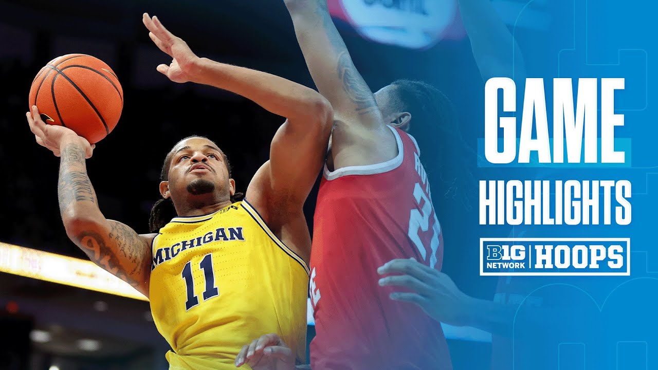Michigan vs. Ohio State | Highlights | Big Ten Men's Basketball | 02/08/26