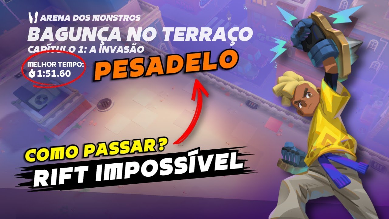 COMO PASSAR DE BAGUNÇA NO TERRAÇO PESADELO ( SUB 2 MINUTOS ) em MOCO!!