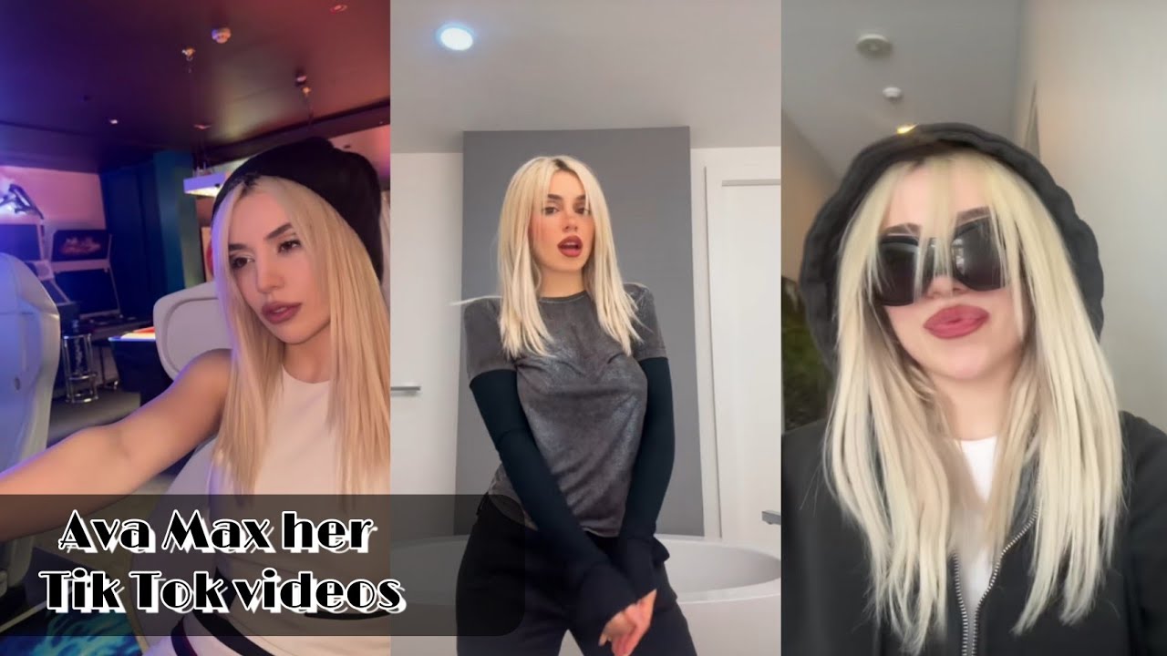 Ava Max her Tik Tok videos Part 19