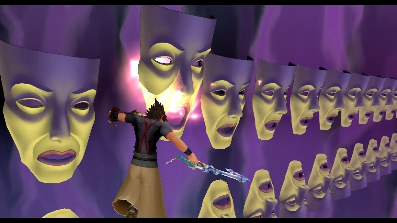 Kingdom Hearts Birth By Sleep: Magic Mirror Boss Fight (PS3 1080p)