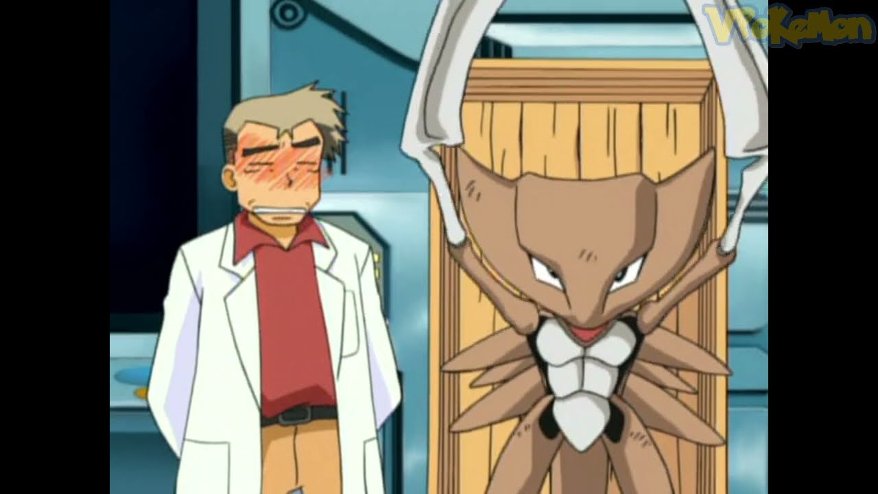 Kabutops attacks Professor Oak | Professor Oak Funny Moments