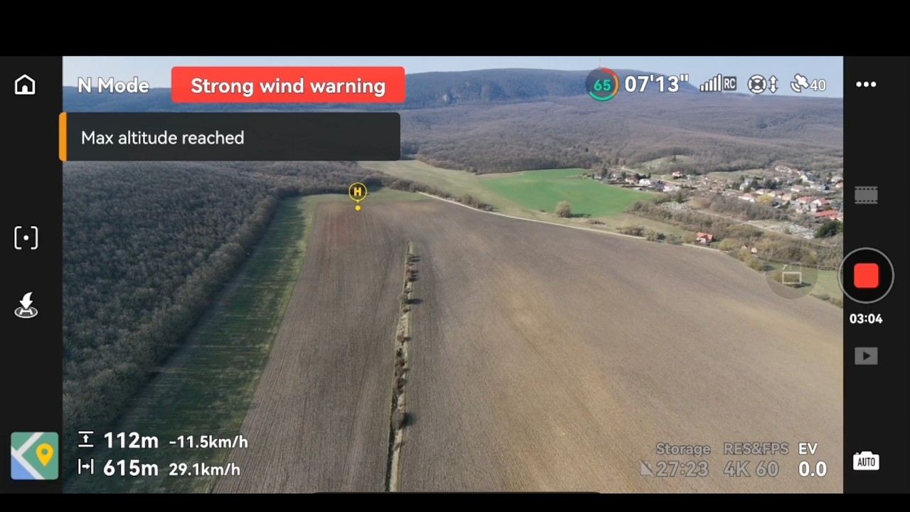 DJI Neo 2 Nagy Szélben, 120 Méteren + RTH Teszt