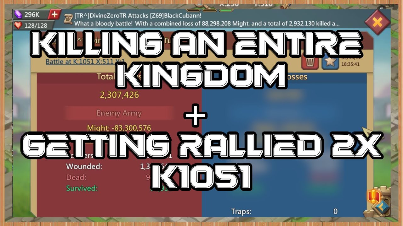 K1058 MIGRATIOn --- TO ?!? CAN WE KILL AN ENTIRE KINGDOM - Lords Mobile