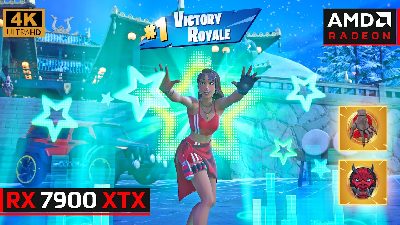 Fortnite BOARDWALK RUBY C6 S1 | 4K Max Graphics RT OFF