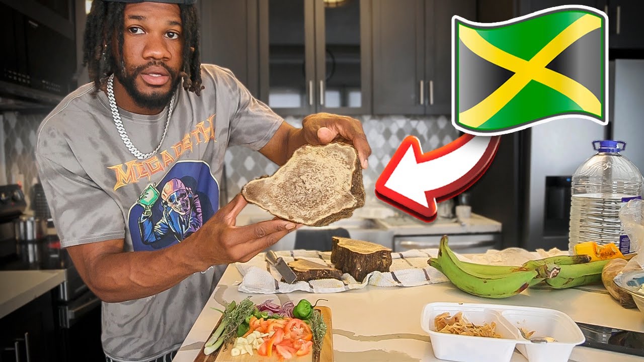 I Finally Taught My Wife How To Cook Authentic JAMAICAN FOOD 🇯🇲