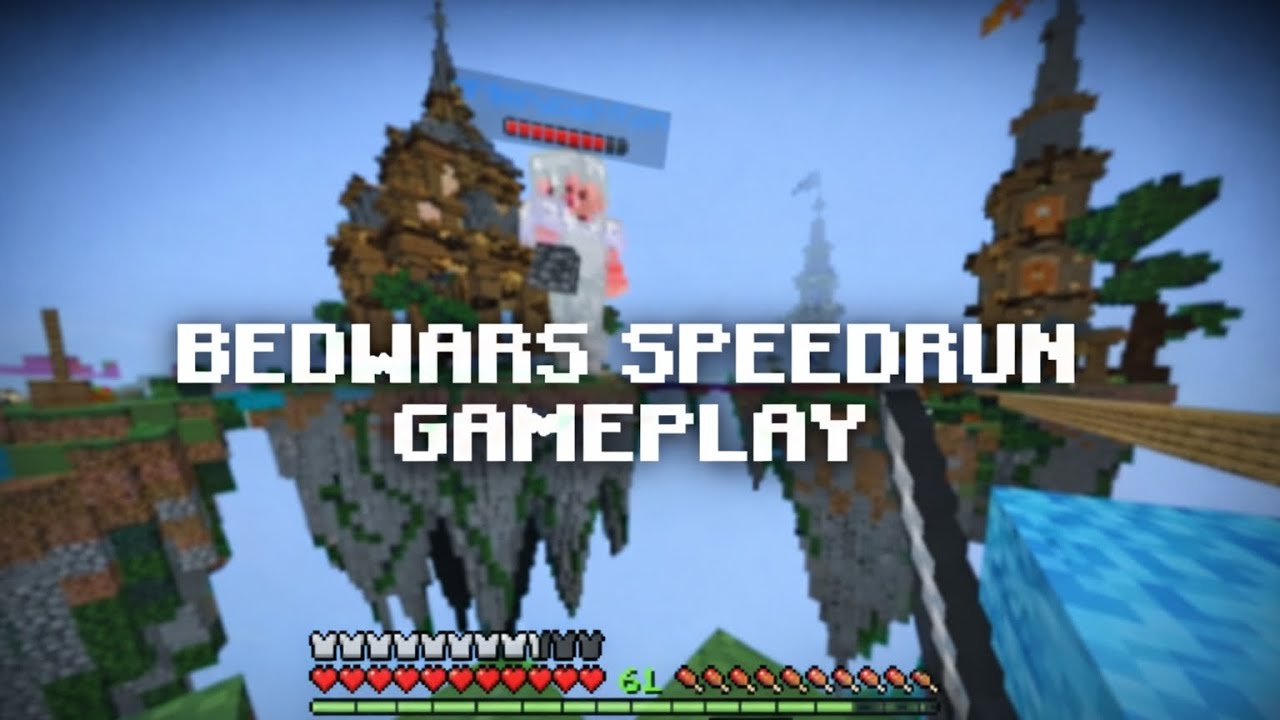 Bedwars Speedrun But I Can't Die 