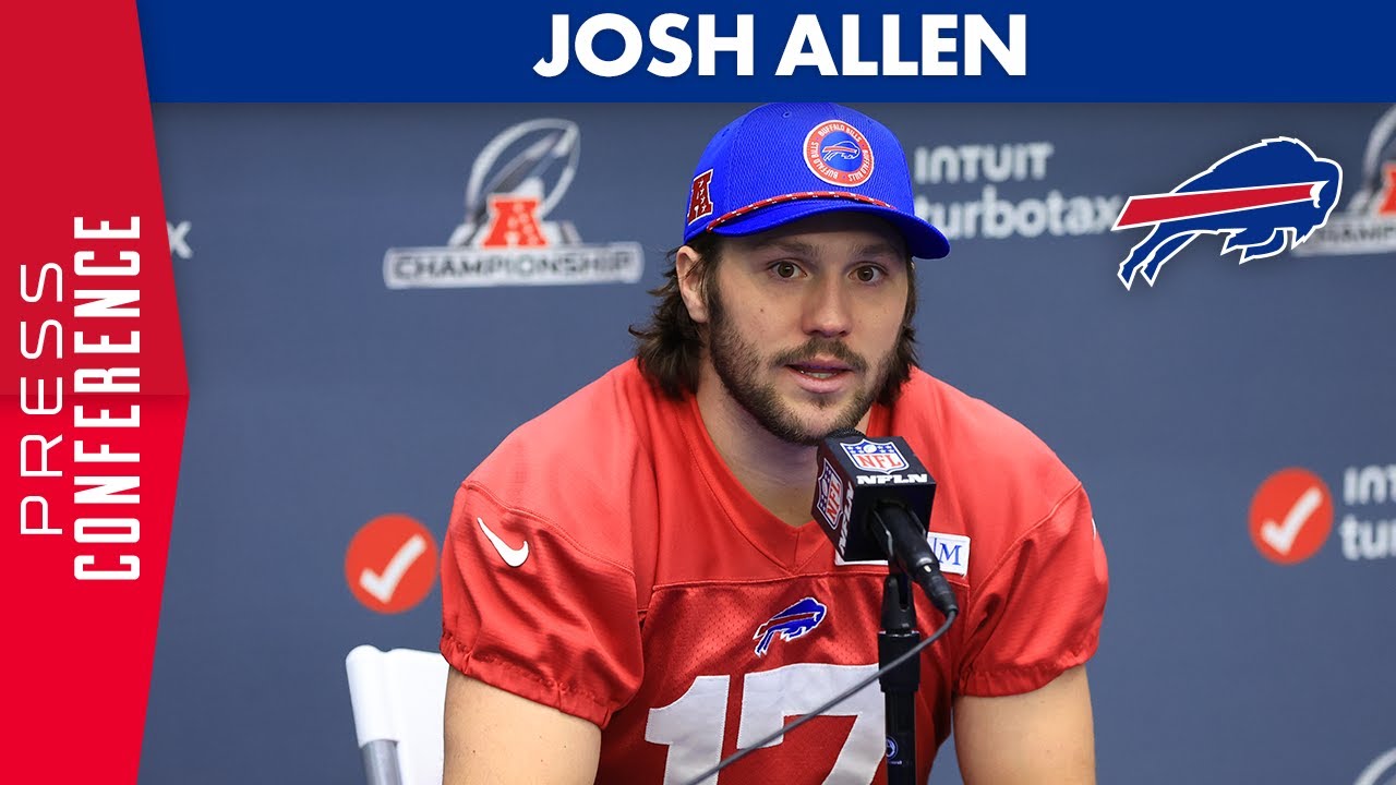Josh Allen On Playing Against Patrick Mahomes In The AFC Championship Game | Buffalo Bills