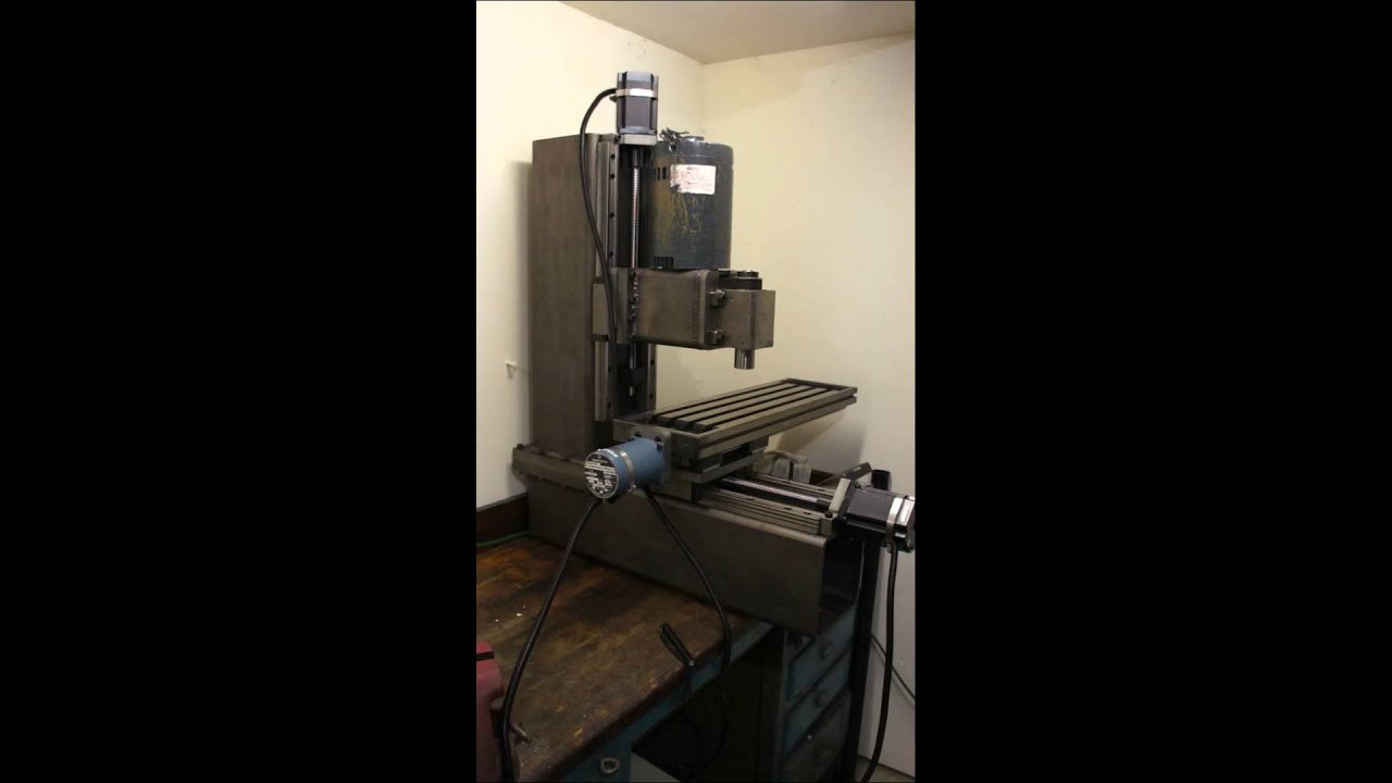 Home Made CNC Mill Test Fit