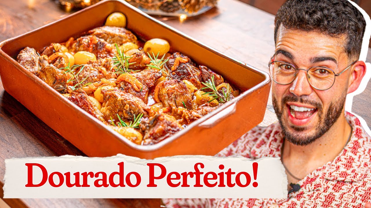 Cabrito Assado com Batatas – no forno a lenha!