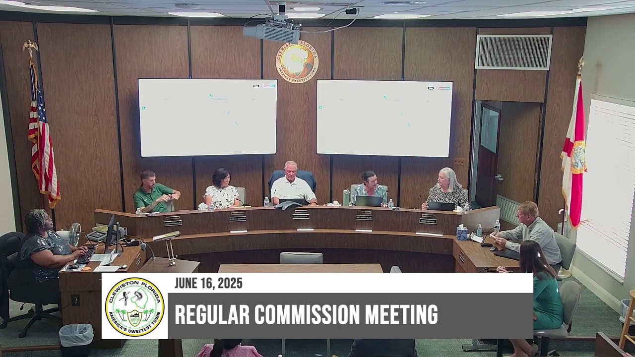 City of Clewiston, FL | June 16, 2025 | Commission Meeting