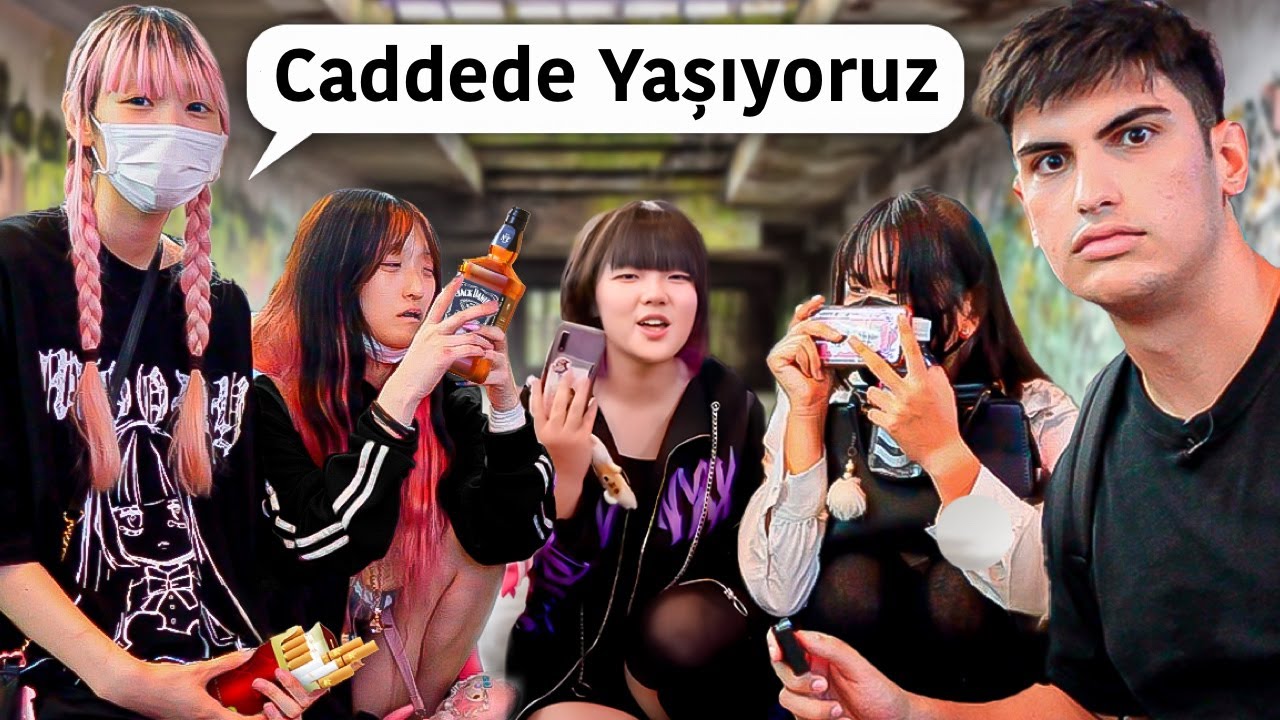 JAPONYA’DAKİ EVSİZ KIZLARIN HAYATI böyle