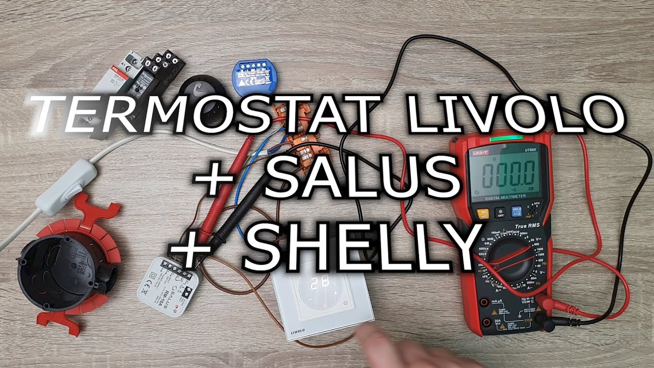 Termostat Livolo + Releu Salus + Shelly #Smart = Termostat Centrala pe Gaz