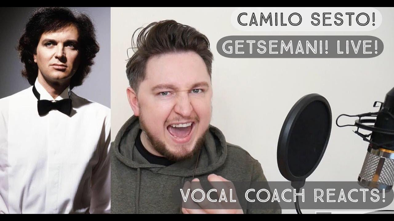 Vocal Coach Reacts! Camilo Sesto! Getsemani! Live!