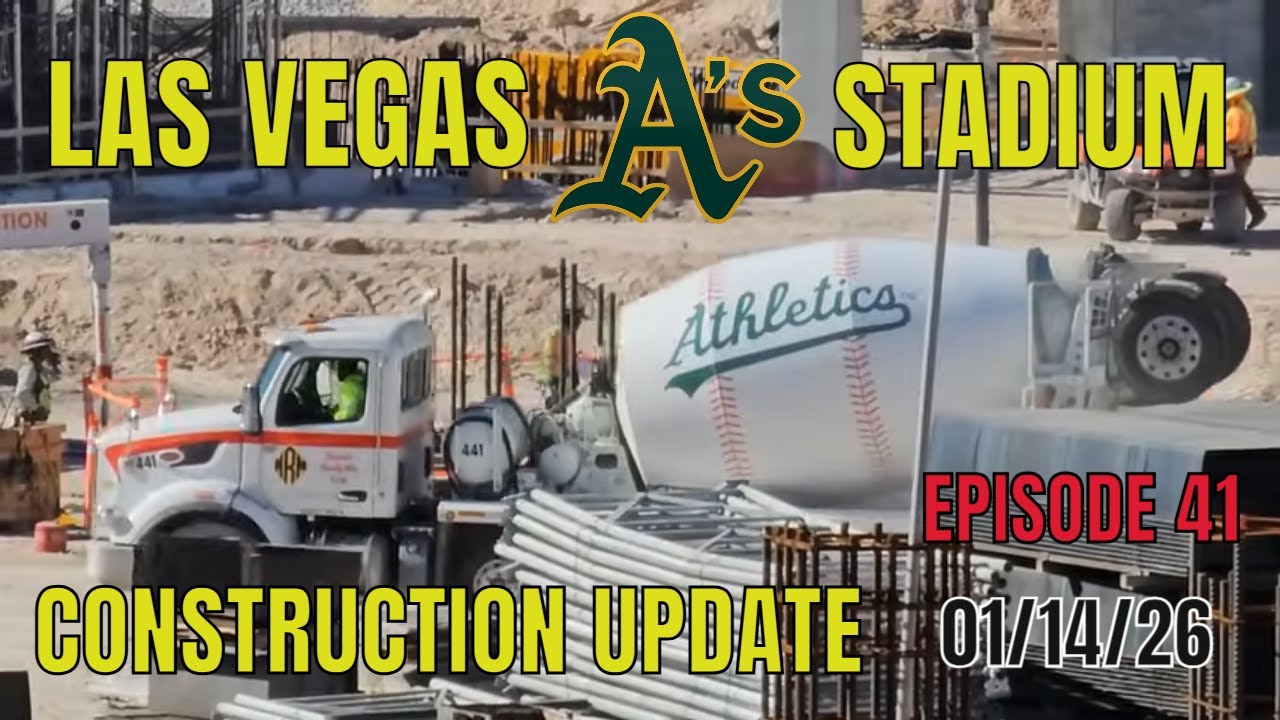Las Vegas Athletics Stadium Construction Update 01 14 2026