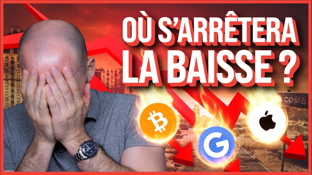 Bitcoin, cryptos, actions. O&ugrave; s'arr&ecirc;te la baisse des march&eacute;s financiers ?