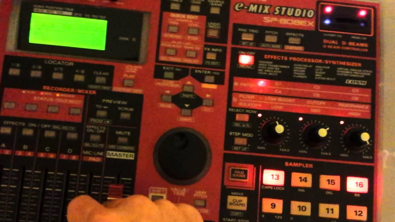 Roland Sp808ex sampler effects processor