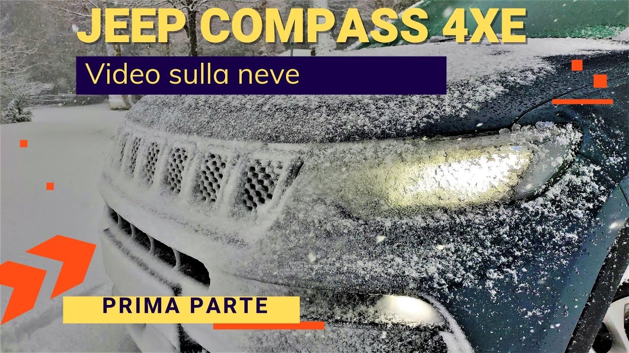 VALANGA DI NEVE ma la Jeep Compass 4xe 190 CV ...