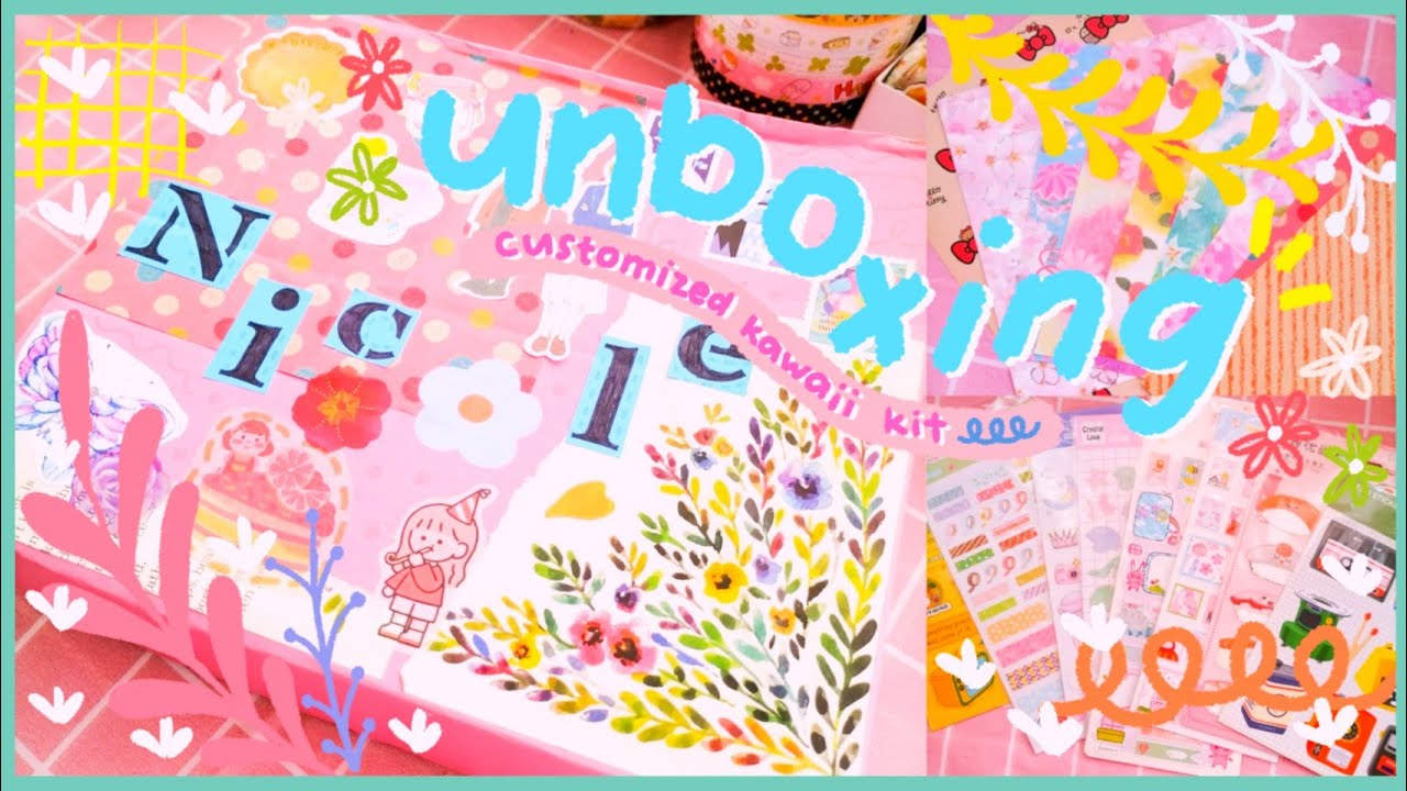 kawaii stationery haul | customized kit from Tweetums | nicscraftt_