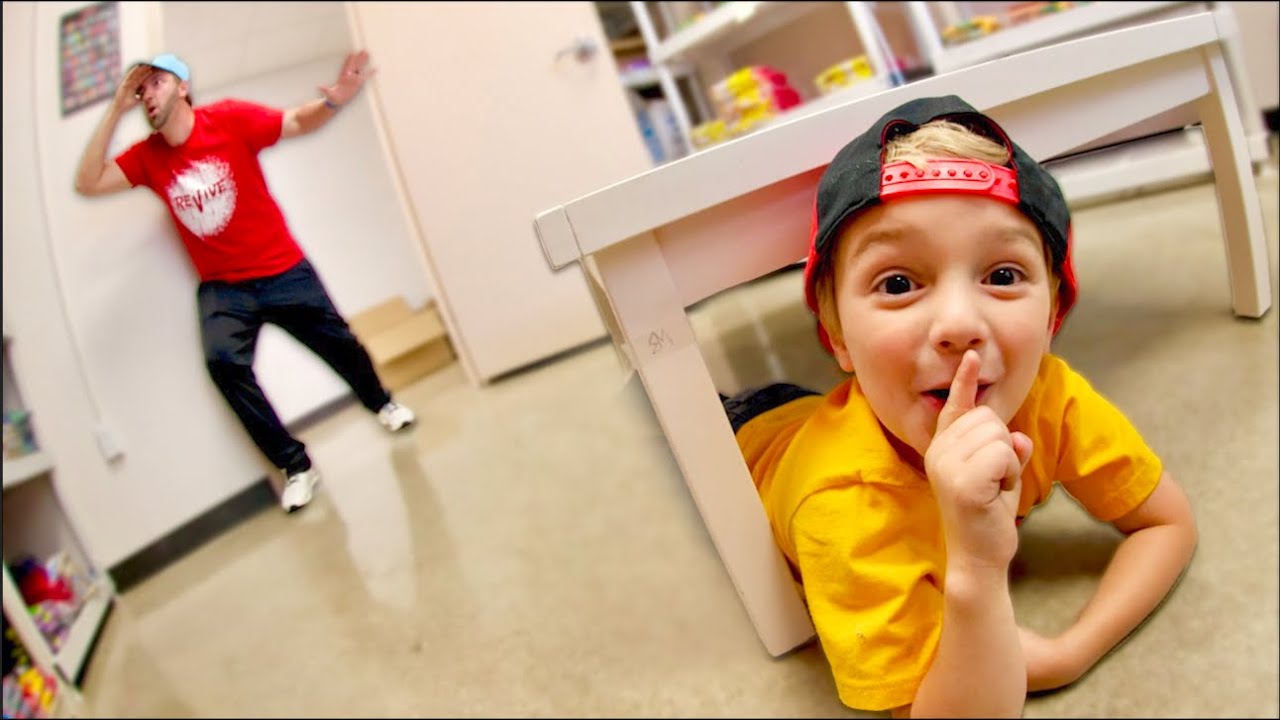 Dad & Son HIDE AND SEEK!
