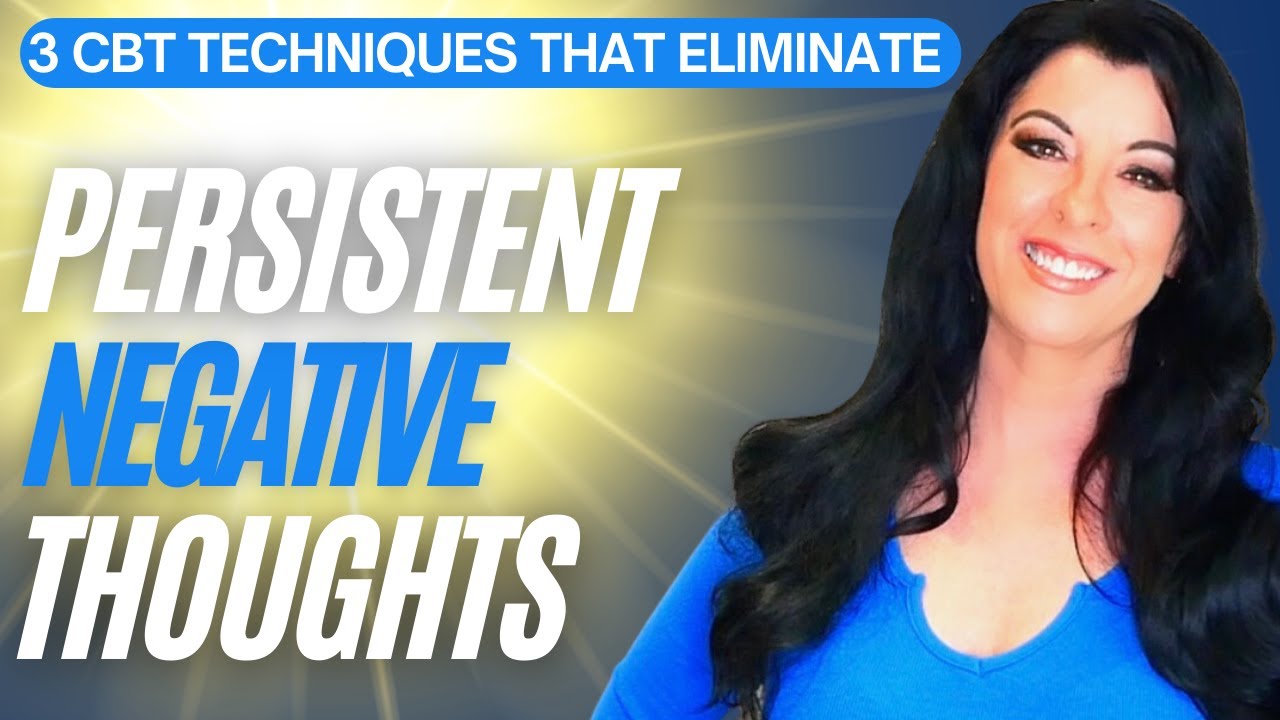 3 Behavior-Based Self Therapy techniques that eliminate negative thoughts and reduce anxiety