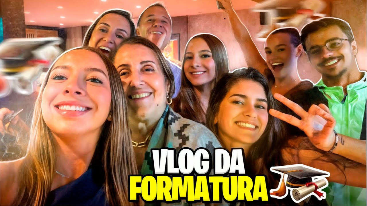 VLOG: TUDO QUE ROLOU NA NOSSA FORMATURA!