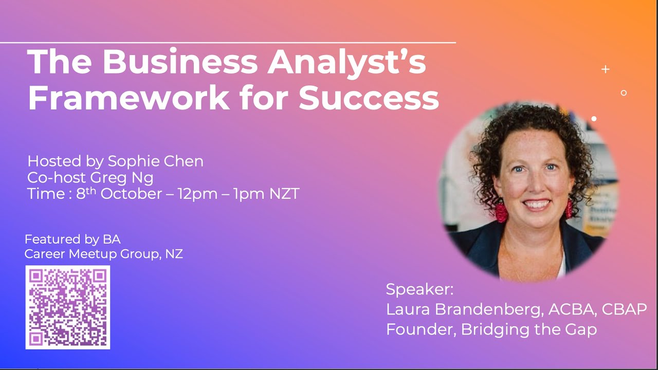 The Business Analyst’s Framework for Success with Laura Brandenburg