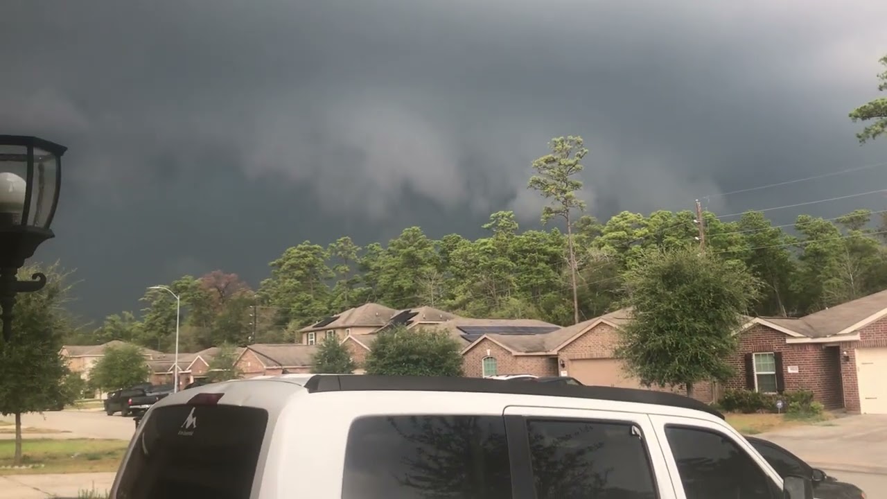 Thunder storm in Houston Texas
