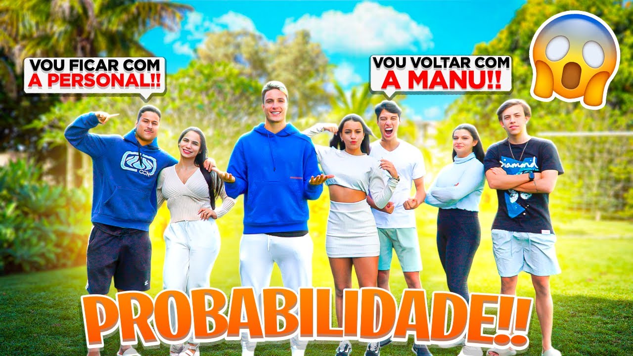 A MANU E O CAUÃ VÃO VOLTAR??? JOGO DA PROBABILIDADE!!