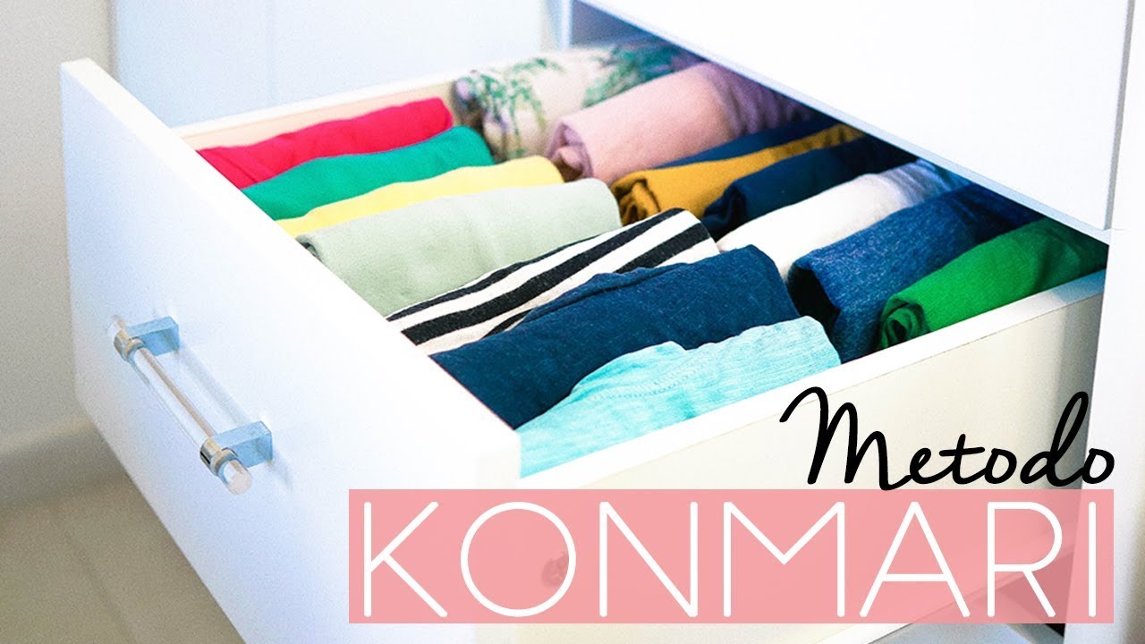 METODO KONMARI COME PIEGARE LE MAGLIETTE  - SEGRETI PER L'ARMADIO PERFETTO