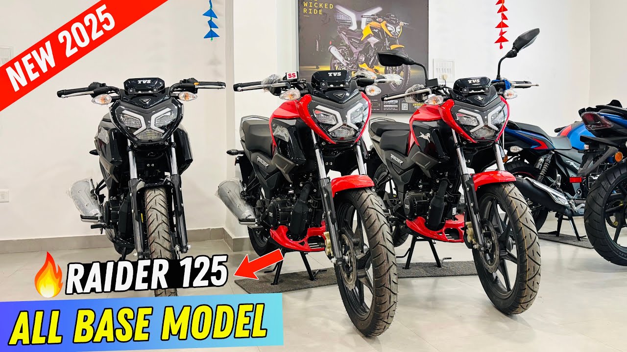 2025 All-New TVS Raider 125cc Base Model Review!🔥On Road Price? - Features Review @BikesHunt