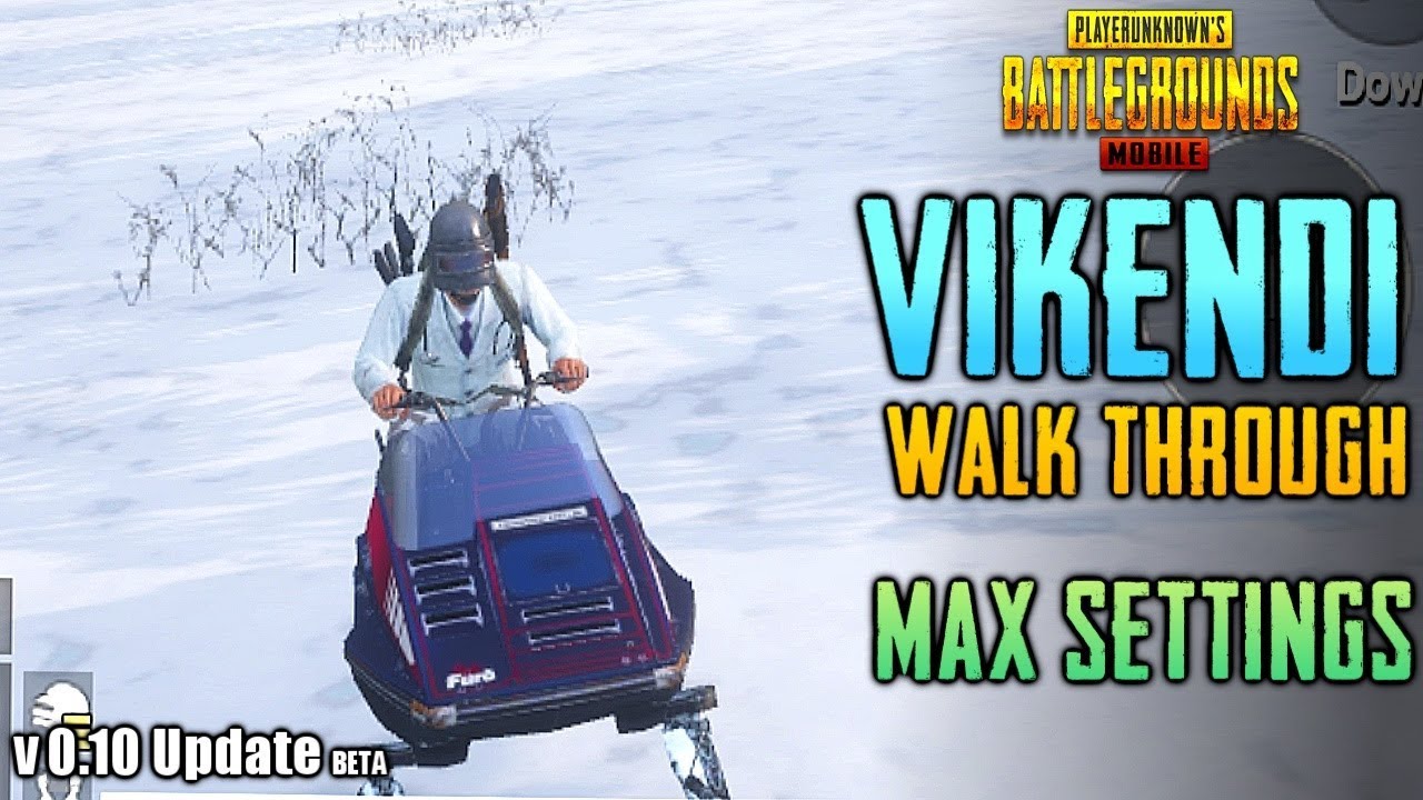 NEW VIKENDI SNOW MAP GAMEPLAY on HDR + ULTRA Graphics | PUBG Mobile Global Update 0.10.0
