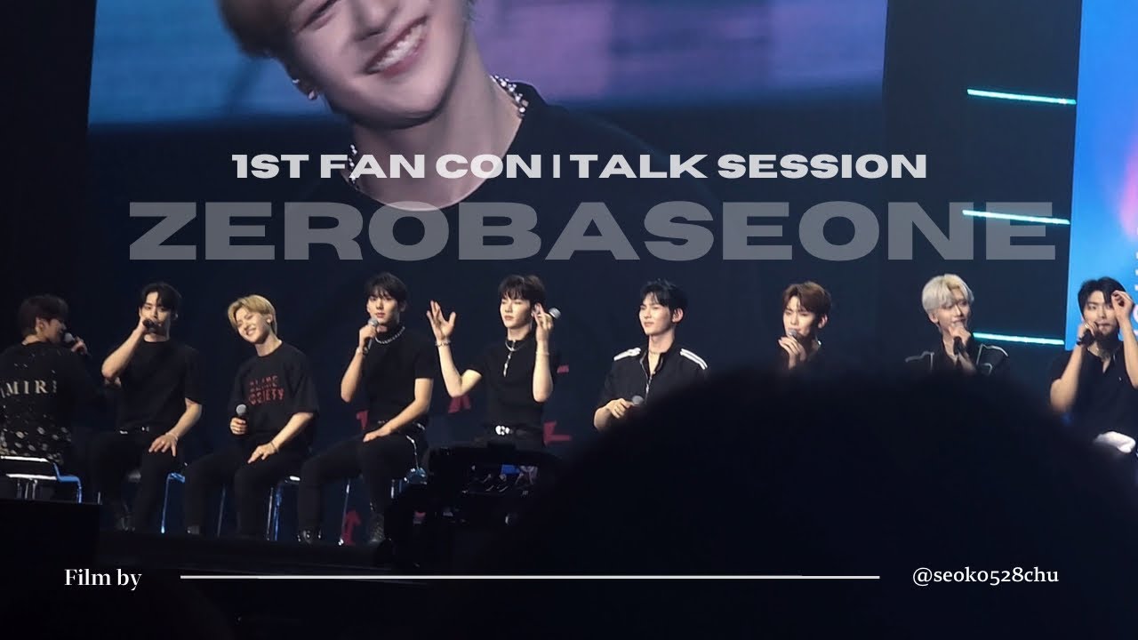 230815 ZEROBASEONE 제로베이스원 Fan Con | Talk session FANCAM full version