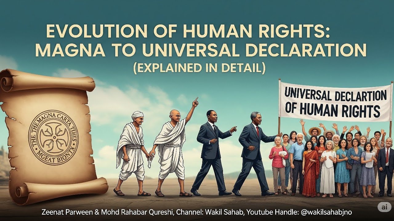 Evolution of Human Rights: Magna Carta to Universal Declaration (Explained in Detail) #humanrights 