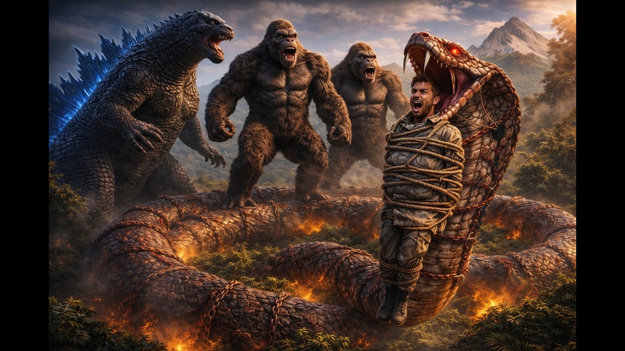 Ultimate Monster Battle: Kong & Godzilla vs Cobra